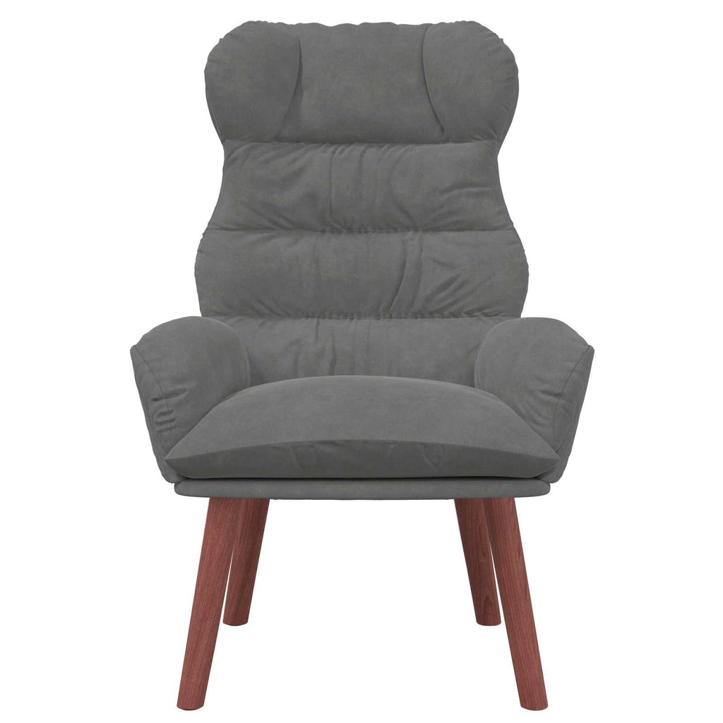 Sessel Dunkelgrau 69 x 74 x 93 cm Samt