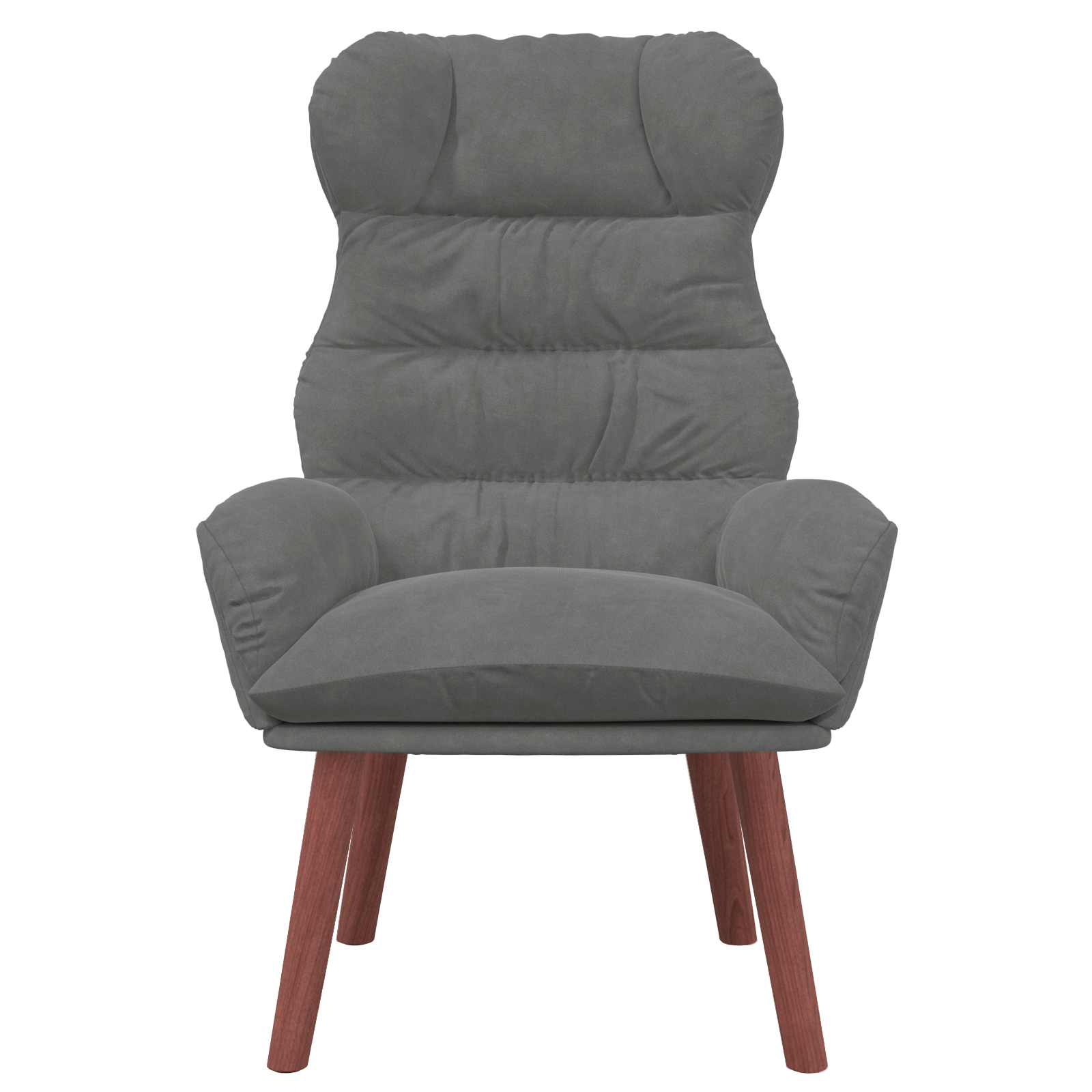 Sessel Dunkelgrau 69 x 74 x 93 cm Samt