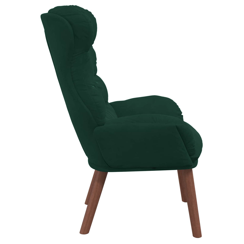 Sessel Dunkelgrün 69 x 74 x 93 cm Samt