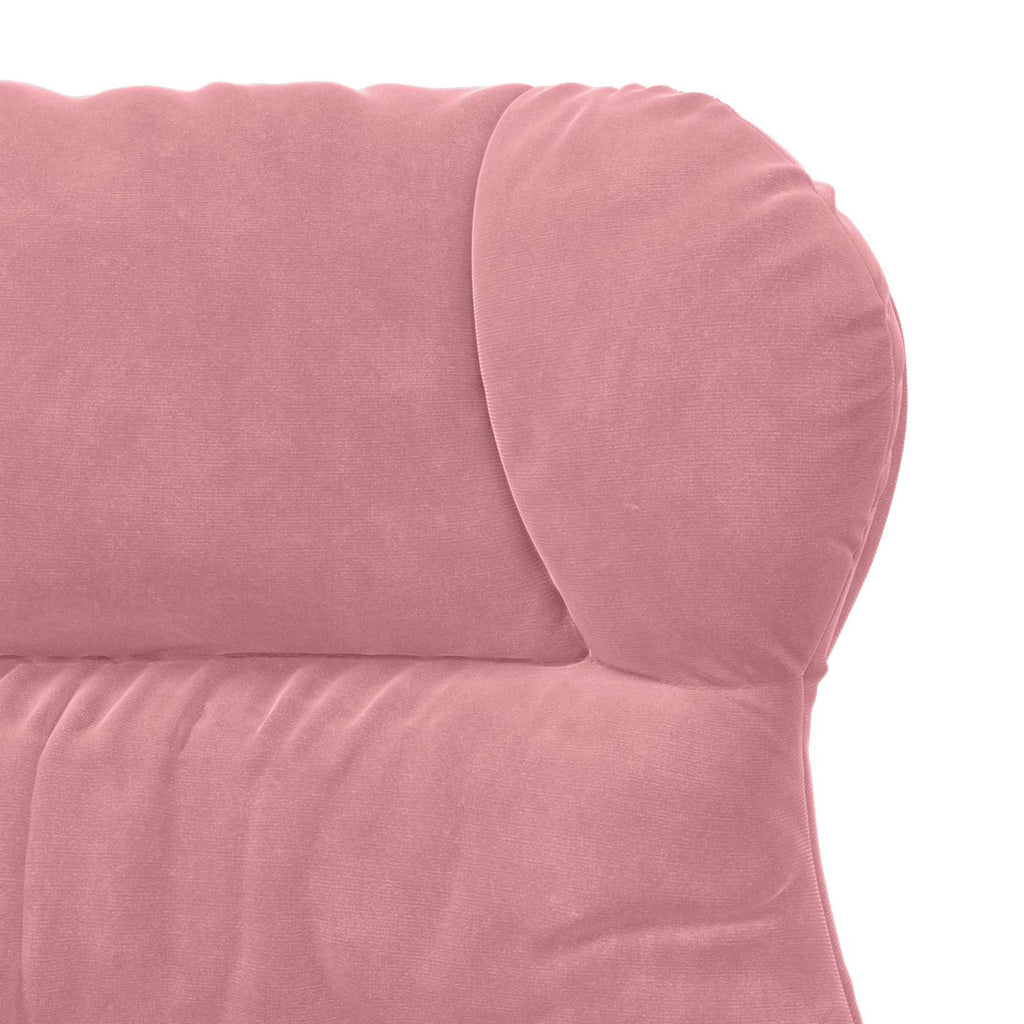 Sessel Rosa 69 x 74 x 93 cm Samt