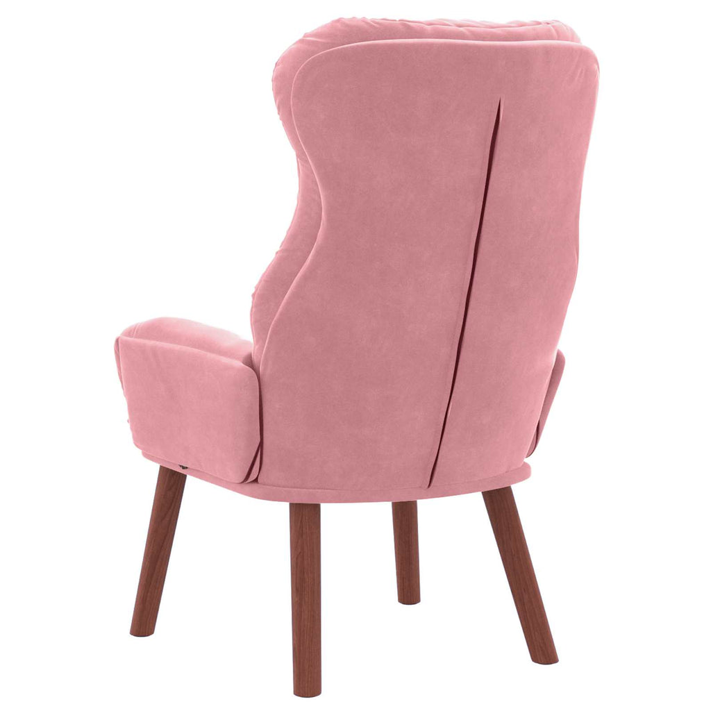 Sessel Rosa 69 x 74 x 93 cm Samt