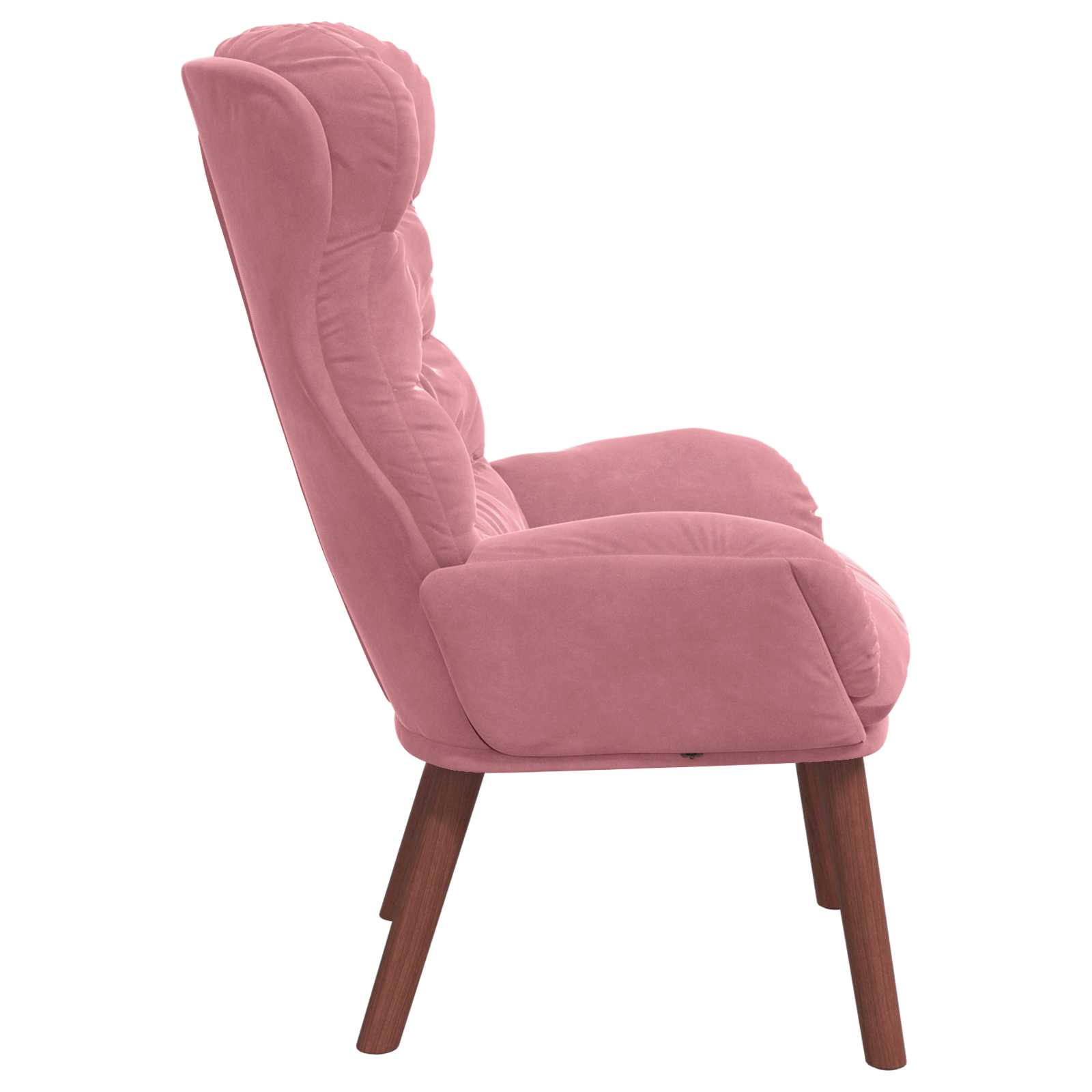 Sessel Rosa 69 x 74 x 93 cm Samt