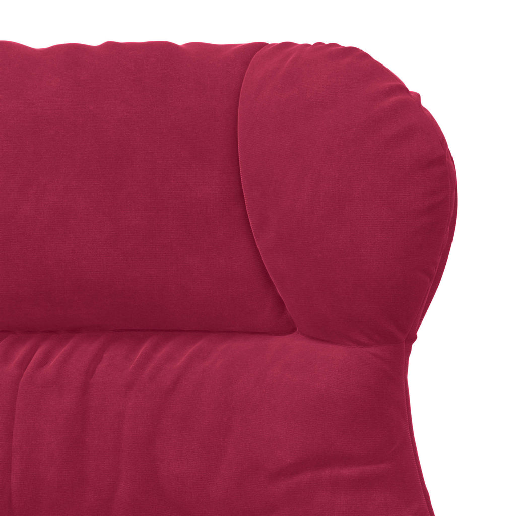 Sessel Weinrot 69 x 74 x 93 cm Samt