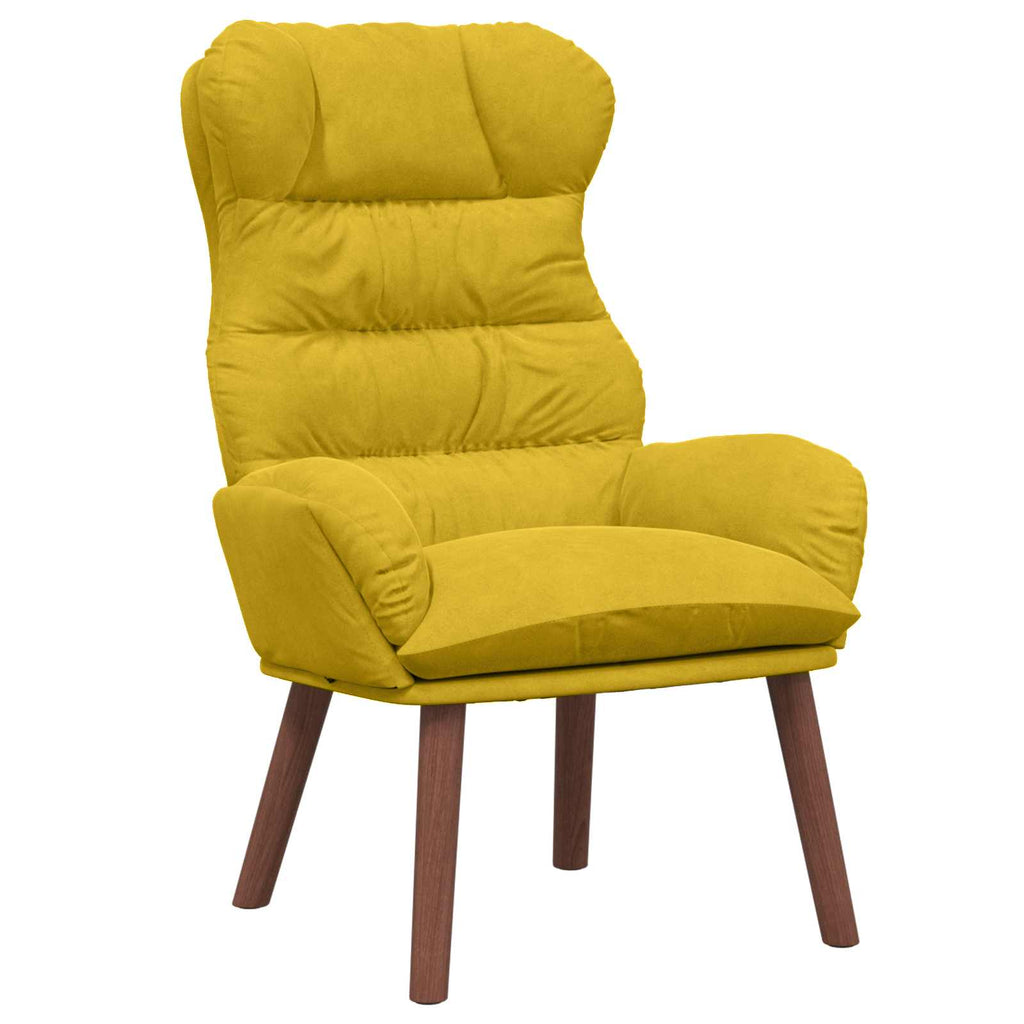 Sessel Gelb 69 x 74 x 93 cm Samt