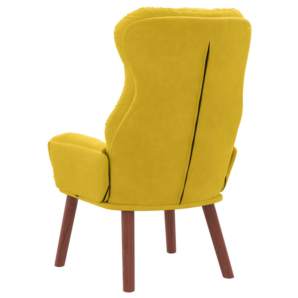 Sessel Gelb 69 x 74 x 93 cm Samt