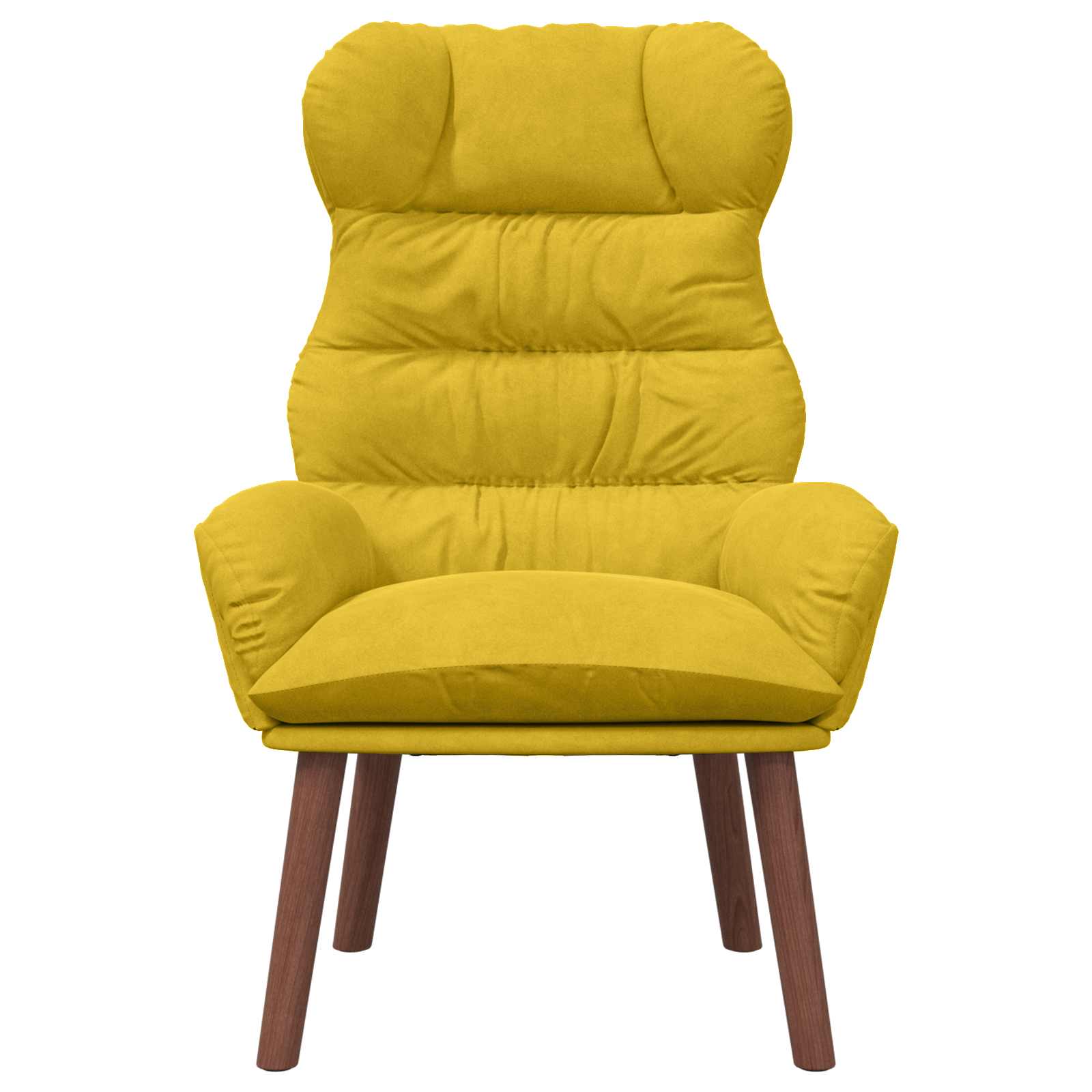 Sessel Gelb 69 x 74 x 93 cm Samt
