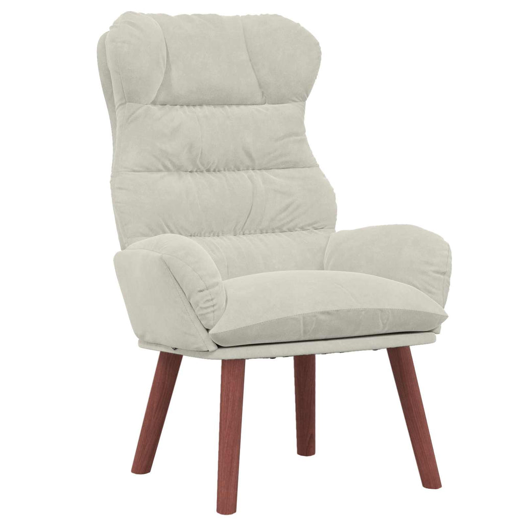 Sessel Creme 69 x 74 x 93 cm Samt