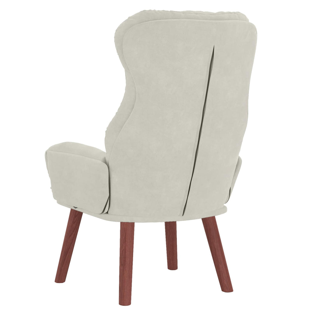 Sessel Creme 69 x 74 x 93 cm Samt
