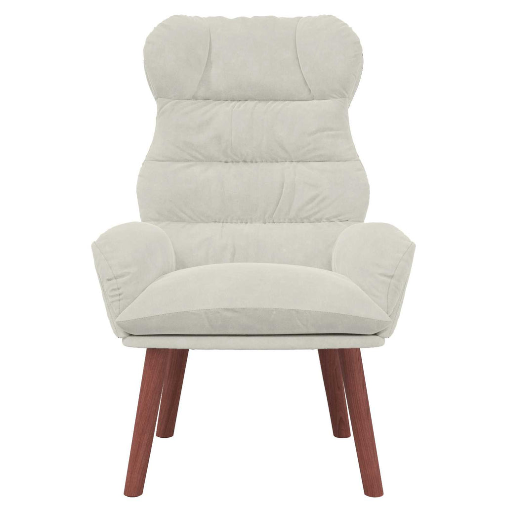 Sessel Creme 69 x 74 x 93 cm Samt
