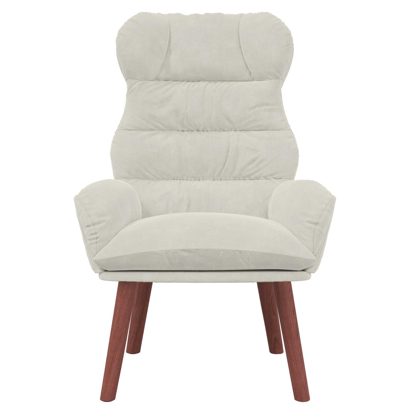 Sessel Creme 69 x 74 x 93 cm Samt