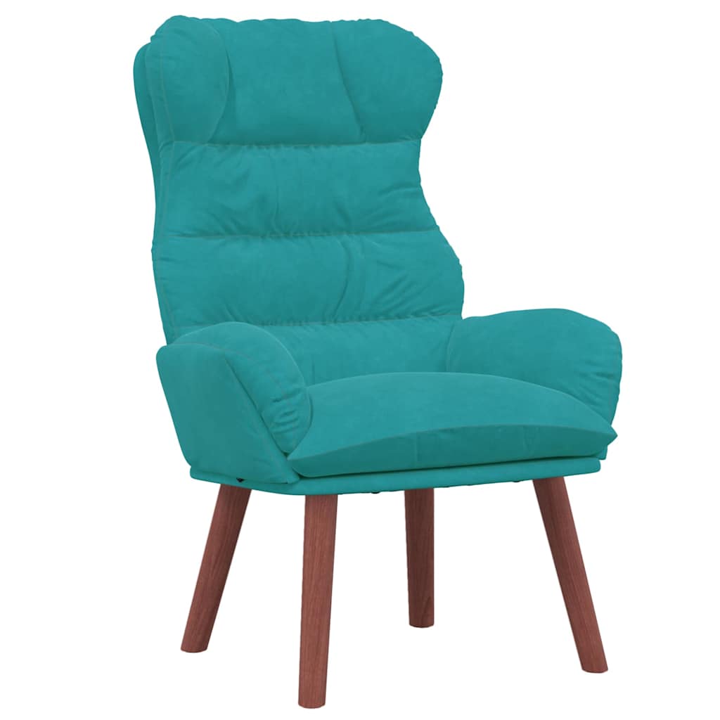 Sessel Türkis 69 x 74 x 93 cm Samt
