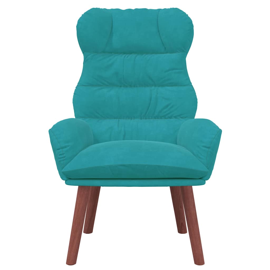 Sessel Türkis 69 x 74 x 93 cm Samt