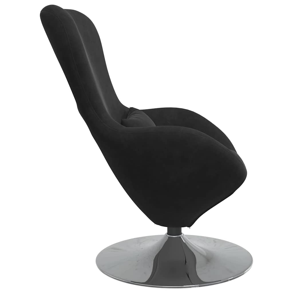 Eiersessel Schwarz Samt