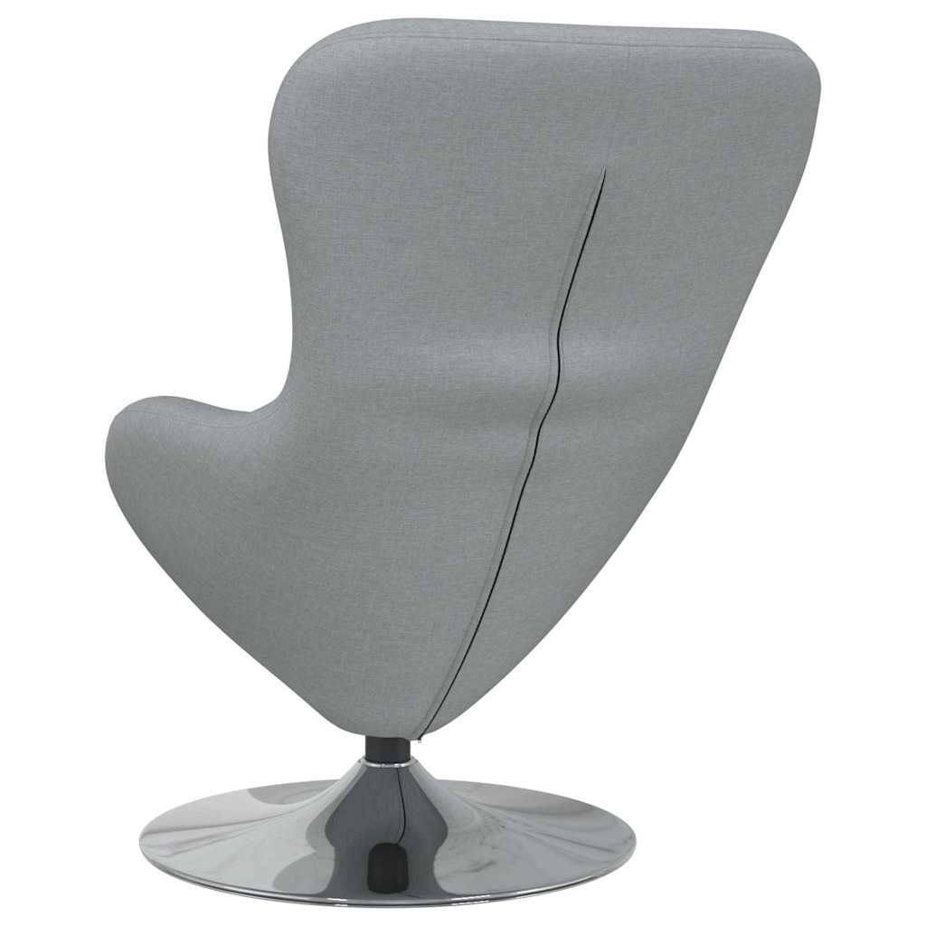 Eiersessel Hellgrau 63 x 73 x 90 cm Stoff