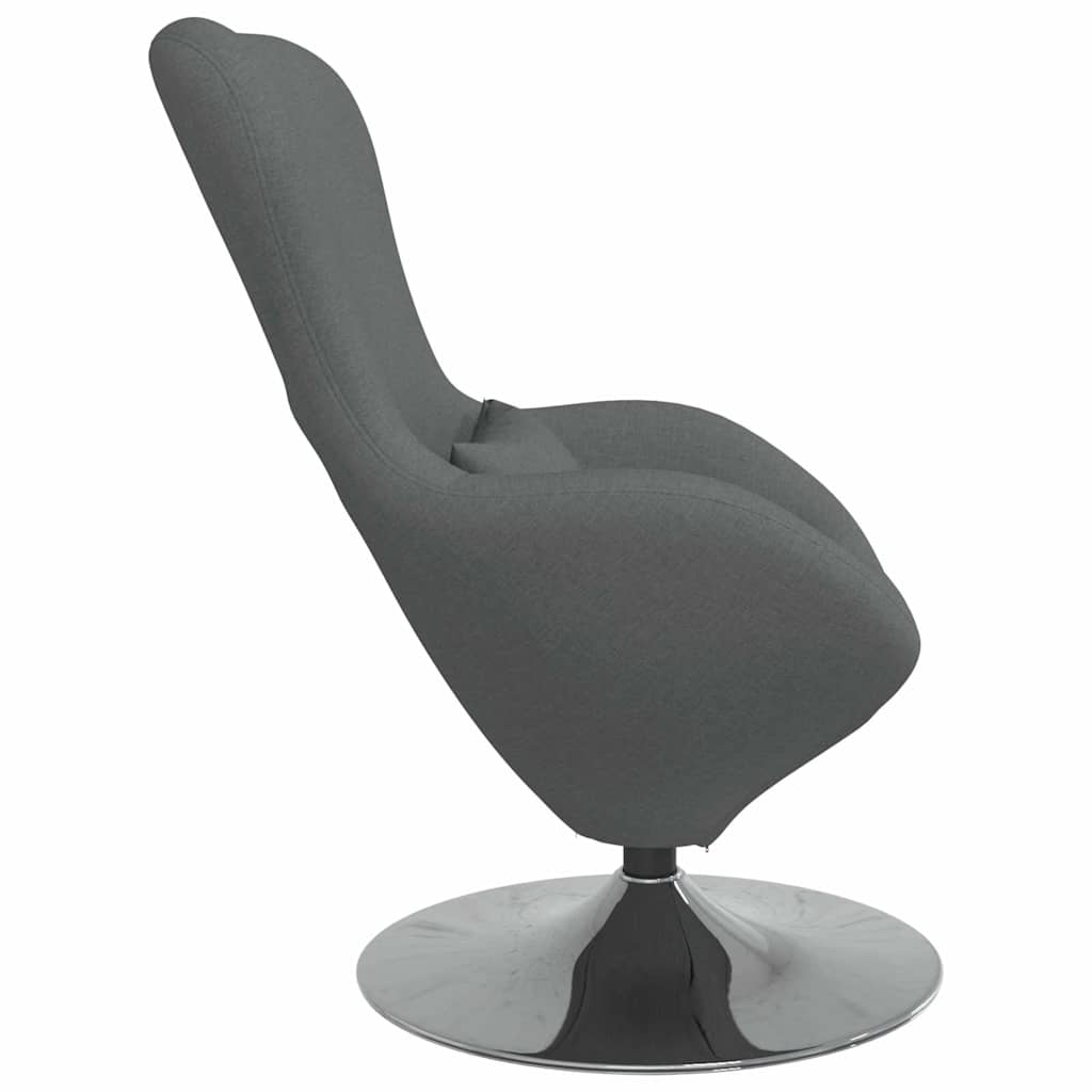 Eiersessel Dunkelgrau 63 x 73 x 90 cm Stoff