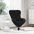 Eiersessel Schwarz 63 x 73 x 90 cm Stoff