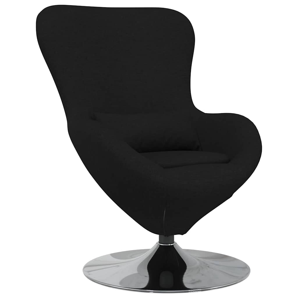 Eiersessel Schwarz 63 x 73 x 90 cm Stoff