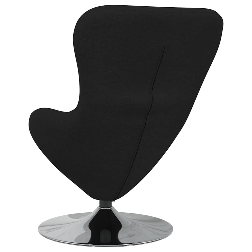Eiersessel Schwarz 63 x 73 x 90 cm Stoff
