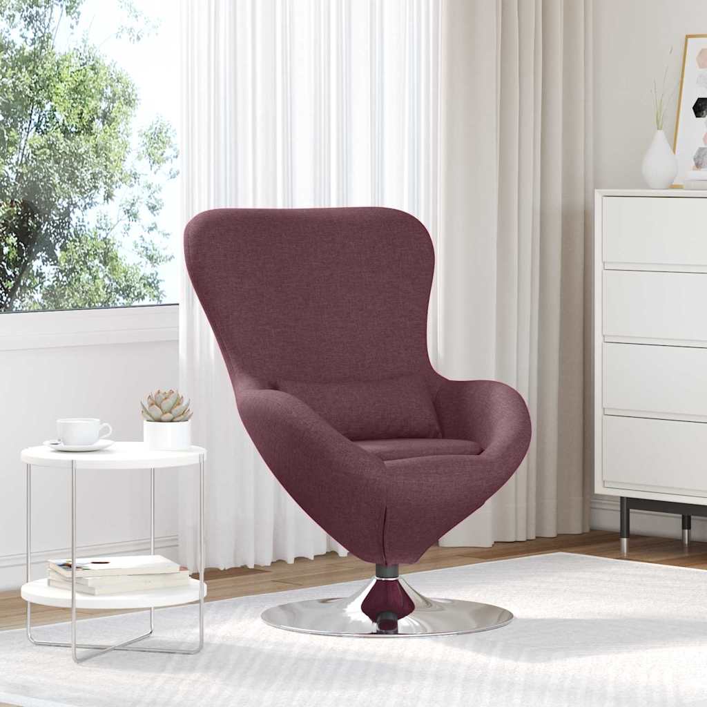 Eiersessel Lila 63 x 73 x 90 cm Stoff