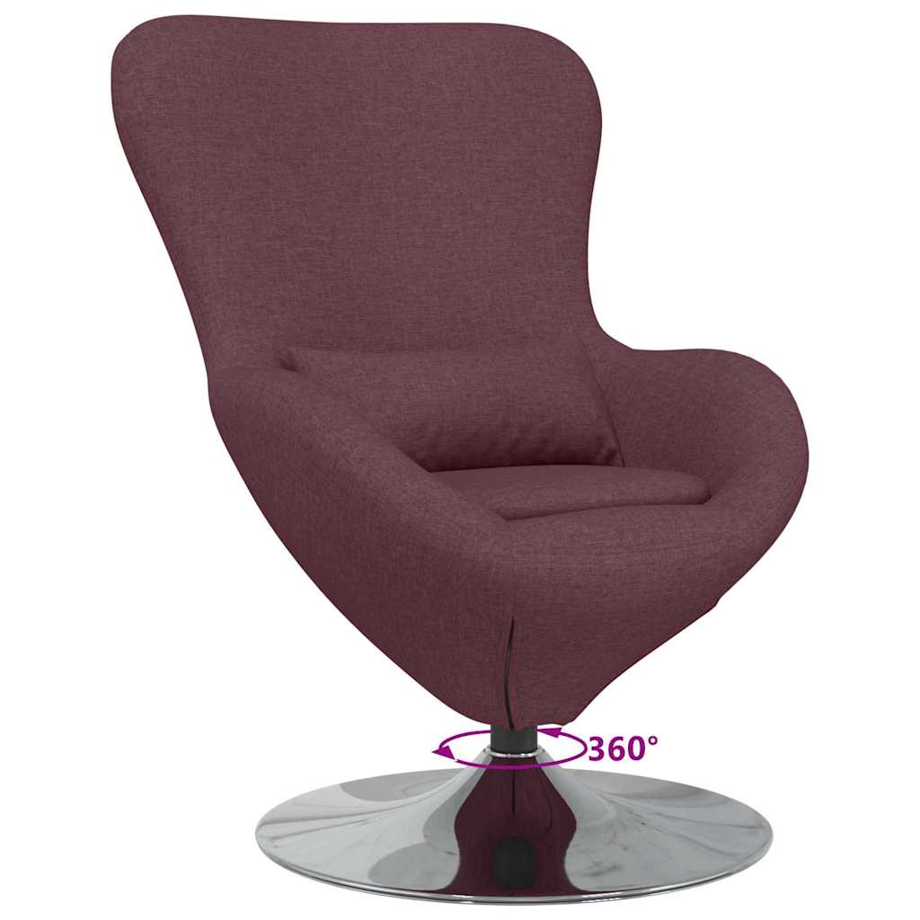 Eiersessel Lila 63 x 73 x 90 cm Stoff