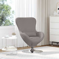 Eiersessel Taupe 63 x 73 x 90 cm Stoff