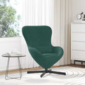 Eiersessel Dunkelgrün 63 x 73 x 90 cm Samt