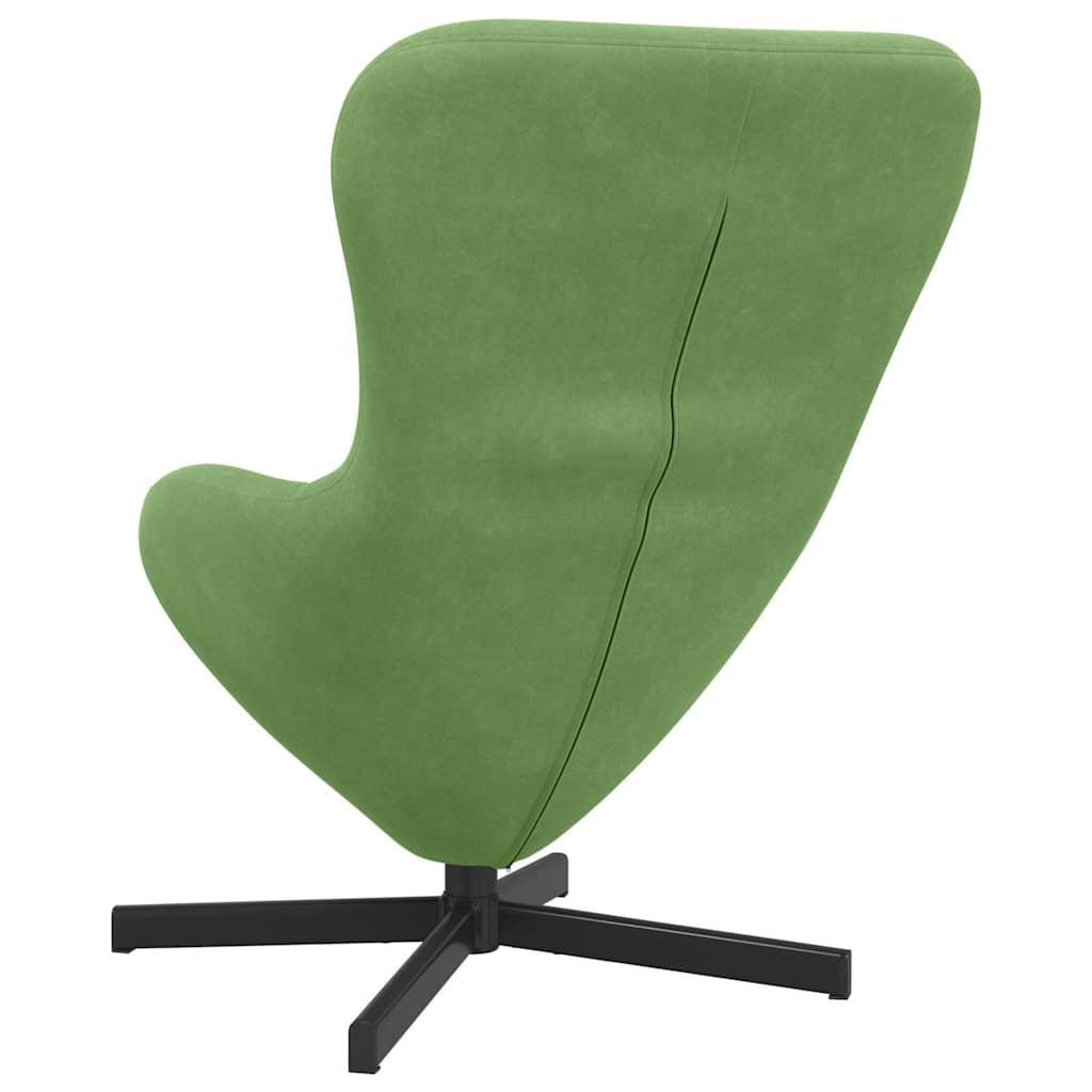 Eiersessel Hellgrün 63 x 73 x 90 cm Samt