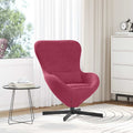 Eiersessel Weinrot 63 x 73 x 90 cm Samt