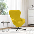 Eiersessel Gelb 63 x 73 x 90 cm Samt