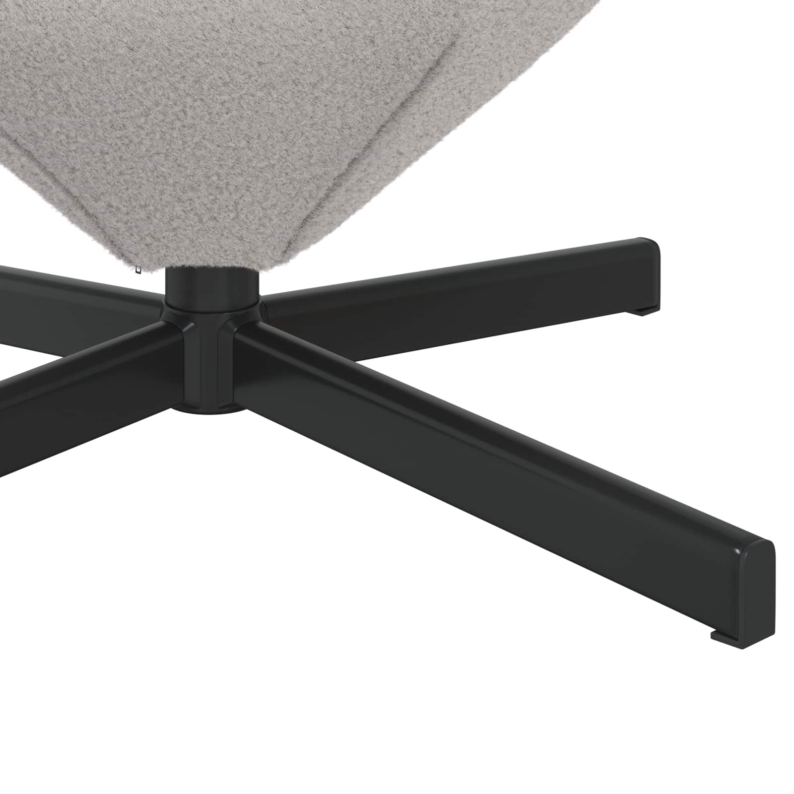 Eiersessel Hellgrau 63 x 73 x 90 cm Stoff