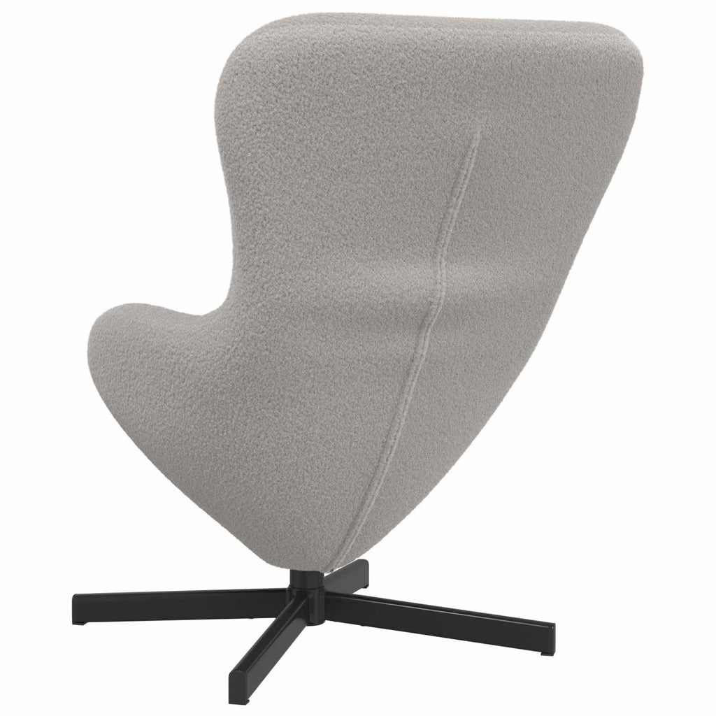 Eiersessel Hellgrau 63 x 73 x 90 cm Stoff