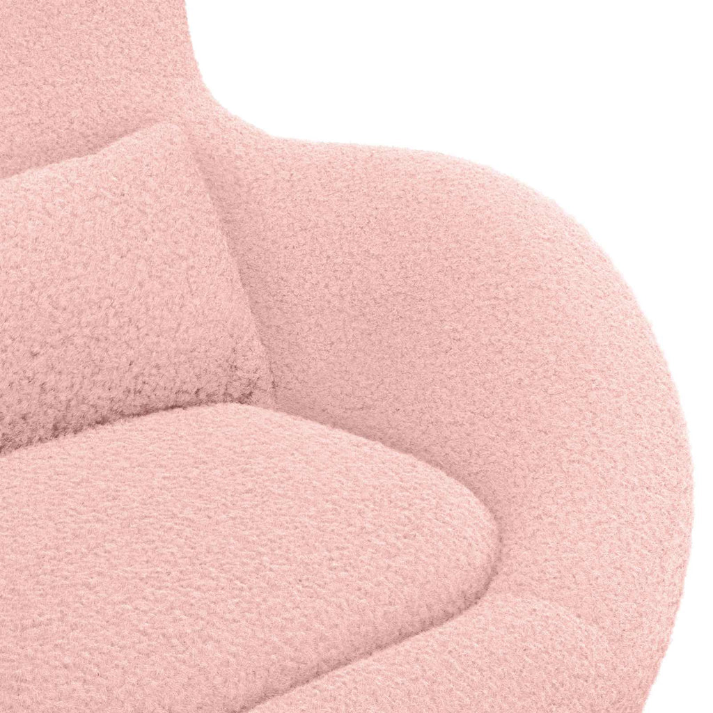 Eiersessel Rosa 63 x 73 x 90 cm Stoff