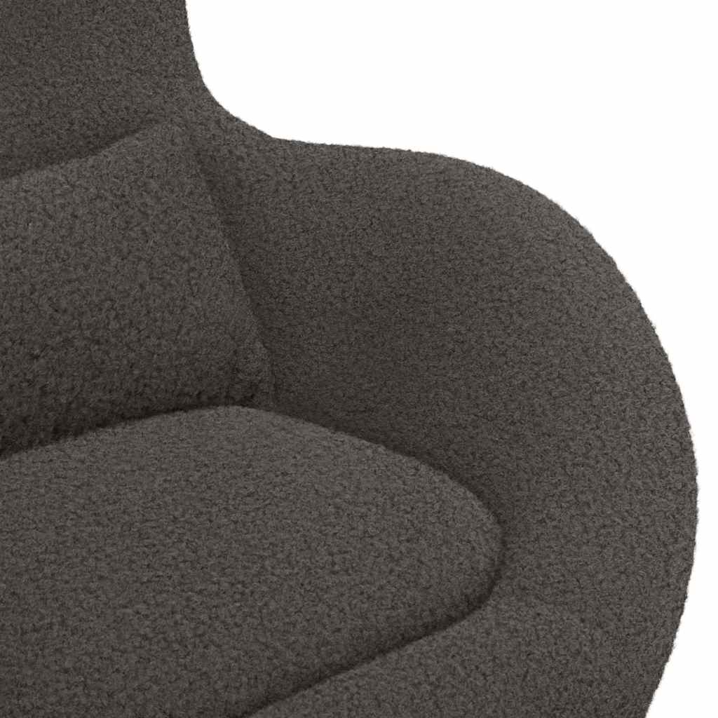Eiersessel Dunkelgrau 63 x 73 x 90 cm Stoff