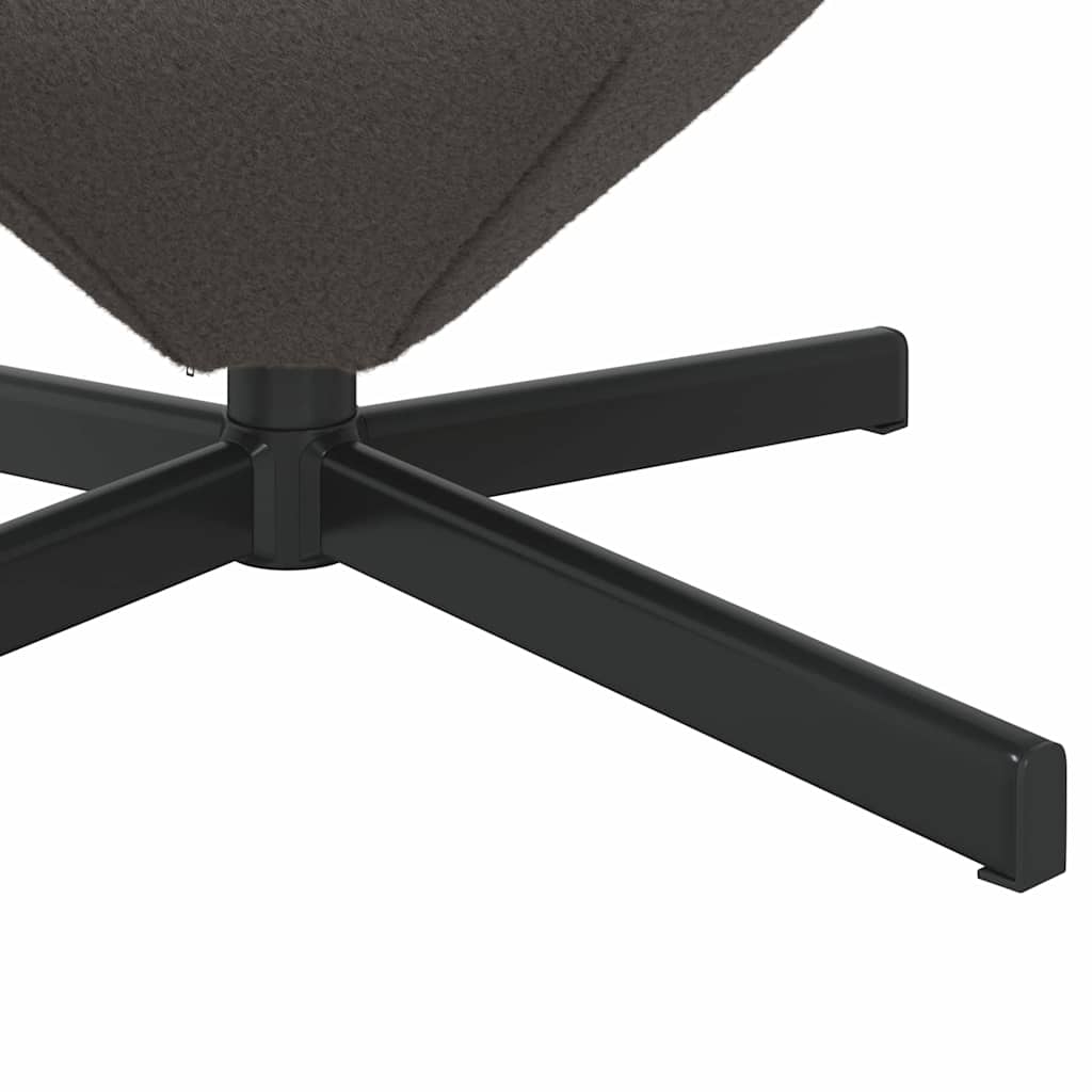 Eiersessel Dunkelgrau 63 x 73 x 90 cm Stoff