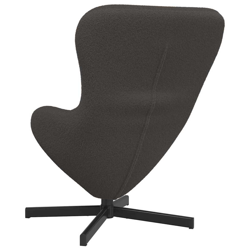 Eiersessel Dunkelgrau 63 x 73 x 90 cm Stoff