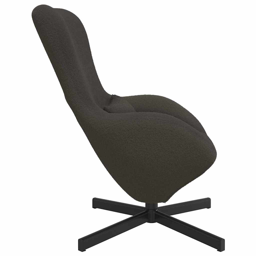 Eiersessel Dunkelgrau 63 x 73 x 90 cm Stoff