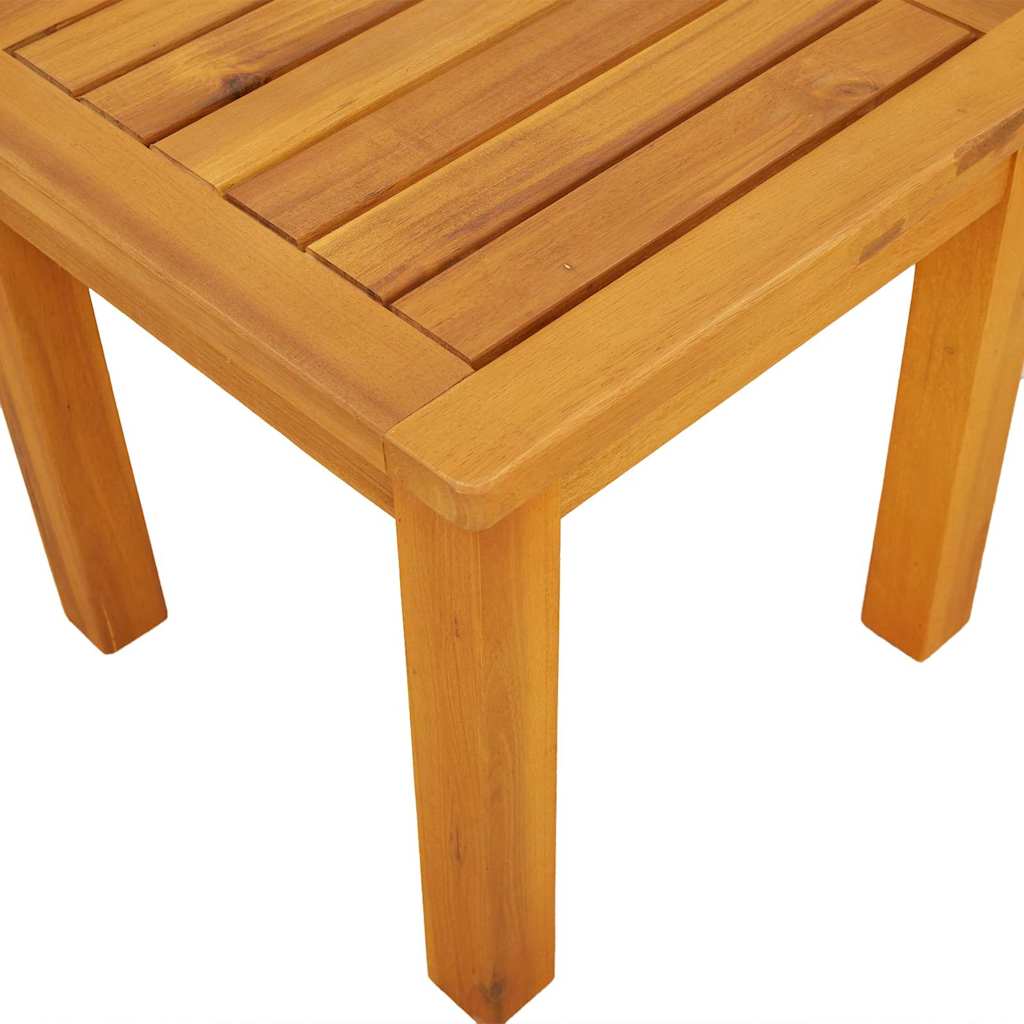 Beistelltisch Öl-Natur 35 x 35 x 34 cm Massivholz Akazie