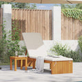 Sonnenliege Öl-Natur 200 x 55 x 94 cm Massivholz Akazie