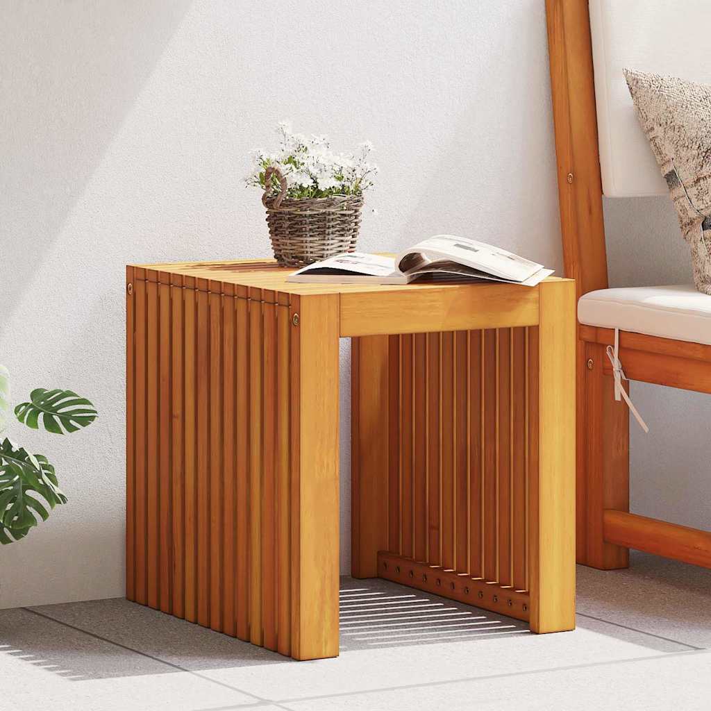Beistelltisch Öl-Natur 43 x 36 x 40 cm Massivholz Teak