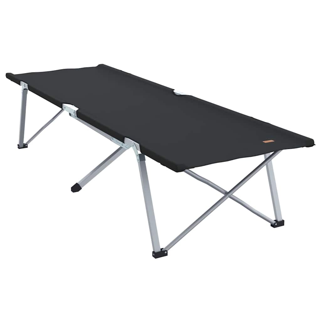 Klapp Schlafbett fürs Camping Schwarz 194 x 62,5 x 42,5 cm