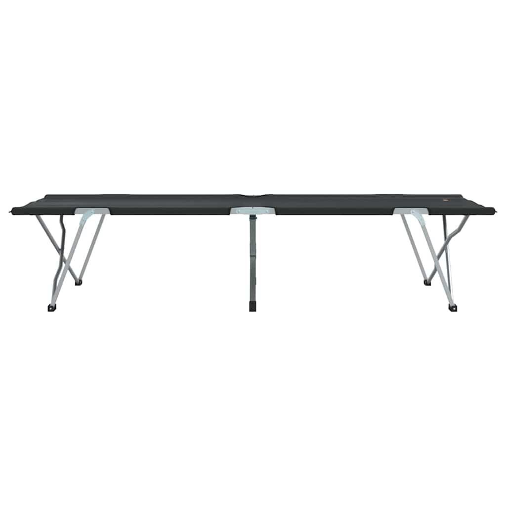 Klapp Schlafbett fürs Camping Schwarz 194 x 62,5 x 42,5 cm