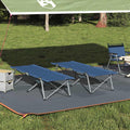 Klapp Schlafbett fürs Camping 2 pcs Blau 194 x 62,5 x 42,5 cm