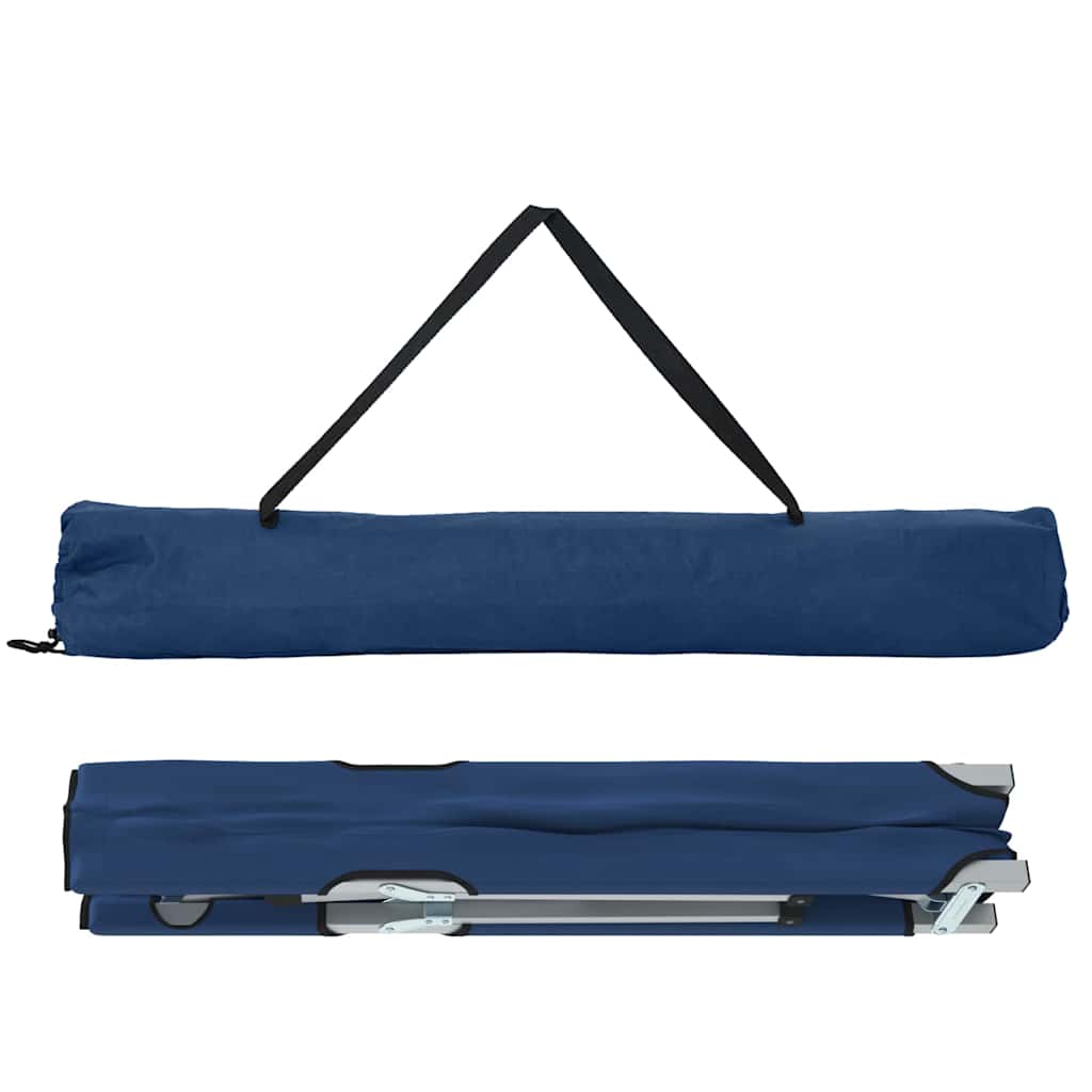 Klapp Schlafbett fürs Camping 2 pcs Blau 194 x 62,5 x 42,5 cm