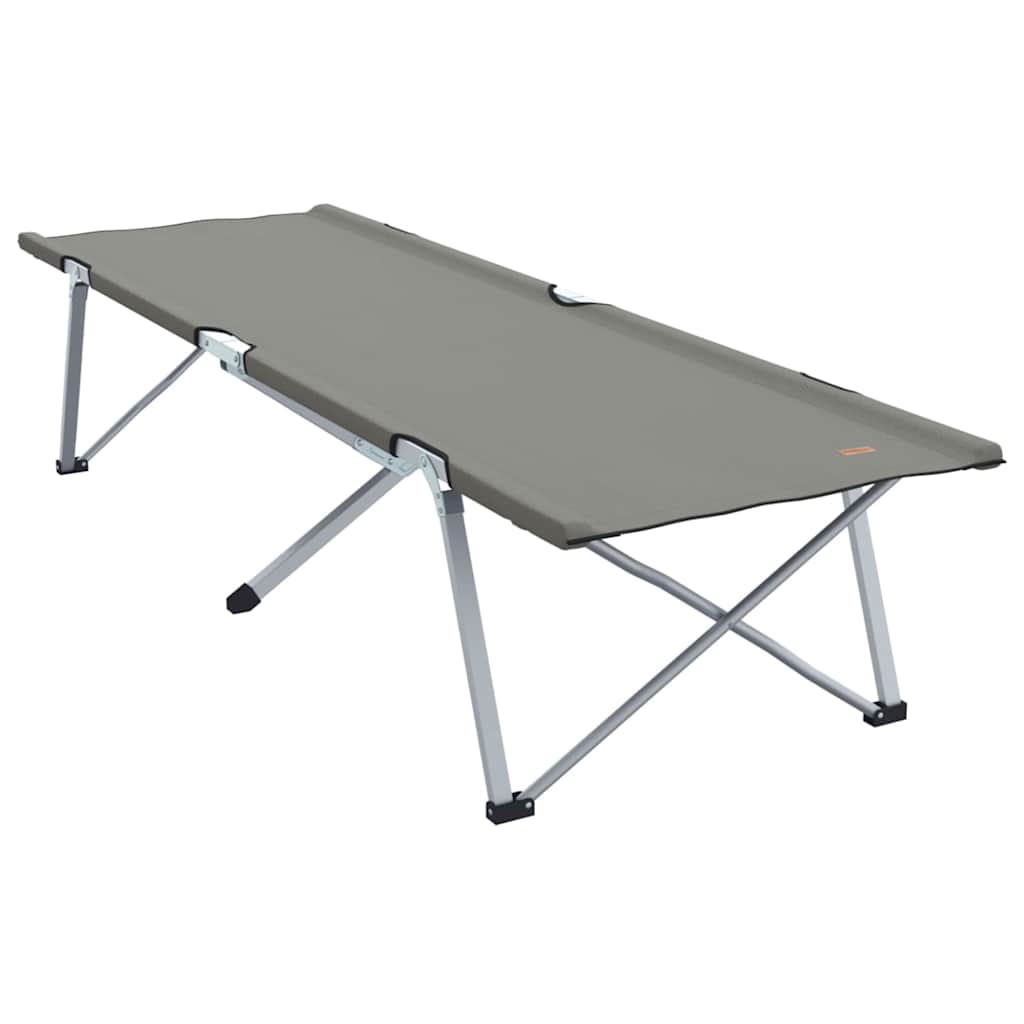 Klapp Schlafbett fürs Camping 2 pcs Grau 194 x 62,5 x 42,5 cm