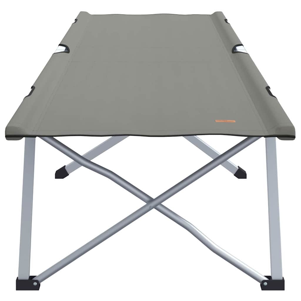 Klapp Schlafbett fürs Camping 2 pcs Grau 194 x 62,5 x 42,5 cm