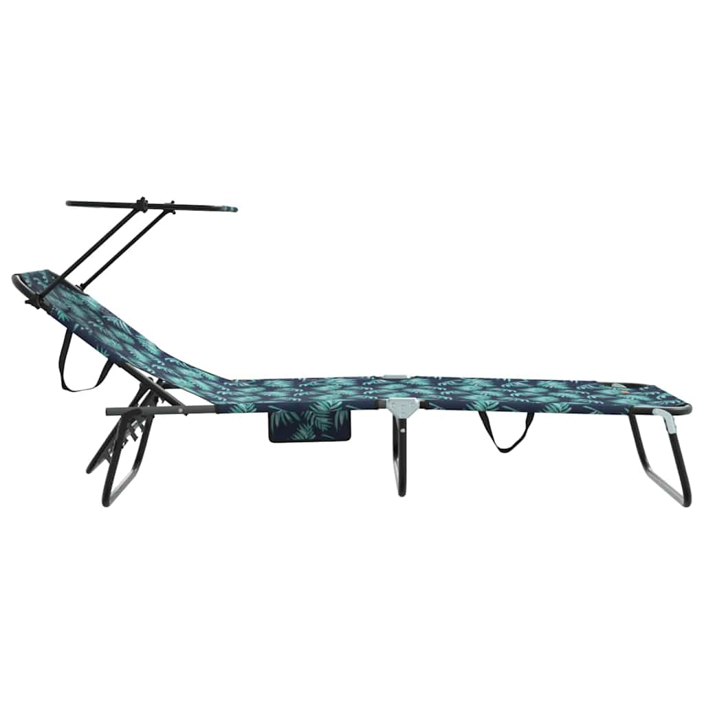 Klappbare Sonnenliege Mehrfarbig 190 x 57 x 81 cm Oxford