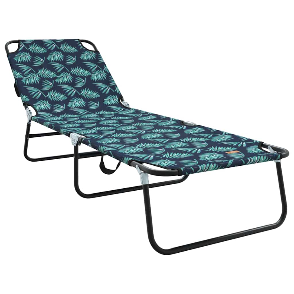 Klappbare Sonnenliege Mehrfarbig 188 x 57 x 86,5 cm Polyester