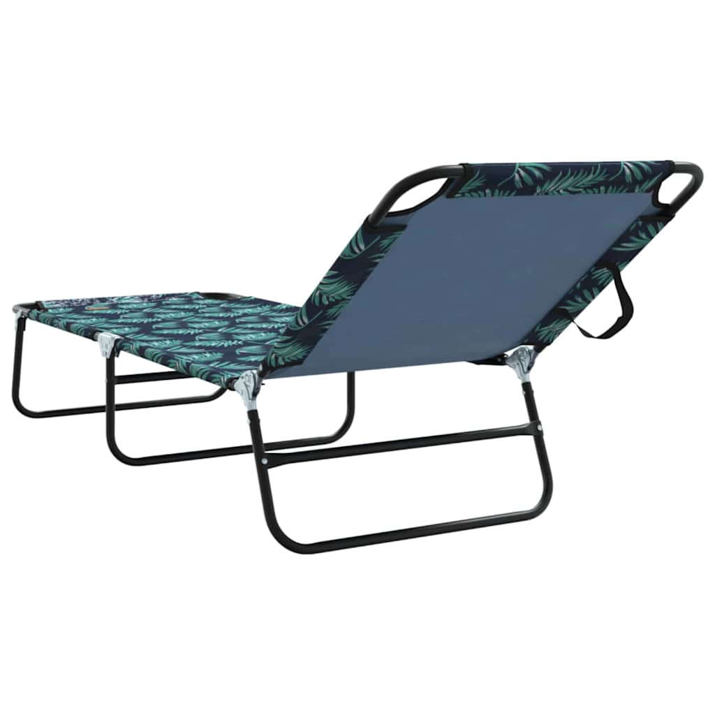 Klappbare Sonnenliege Mehrfarbig 188 x 57 x 86,5 cm Polyester