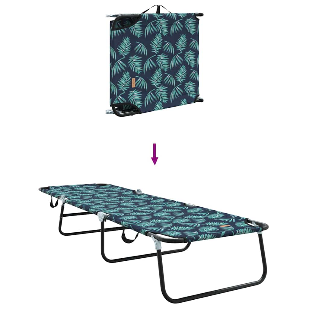 Klappbare Sonnenliege Mehrfarbig 188 x 57 x 86,5 cm Polyester