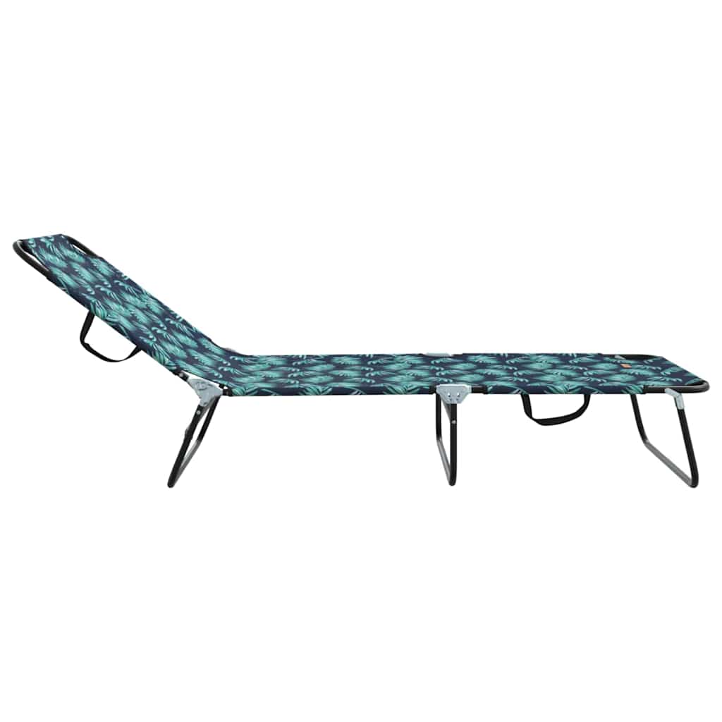 Klappbare Sonnenliege Mehrfarbig 188 x 57 x 86,5 cm Polyester